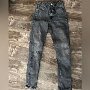 Top shop Jamie jeans in grey 26w
